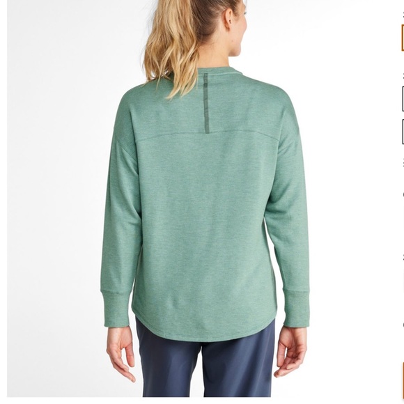 LL Bean SoftFlex Crewneck Dolman Sleeve Pullover Sz XL NWOT - Picture 3 of 14